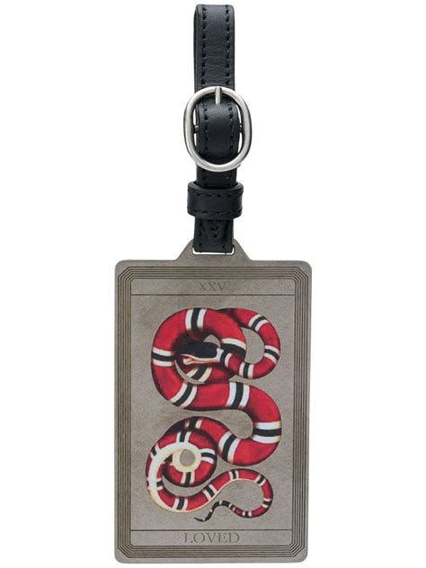 gucci embroidered luggage tag|Gucci trolley luggage.